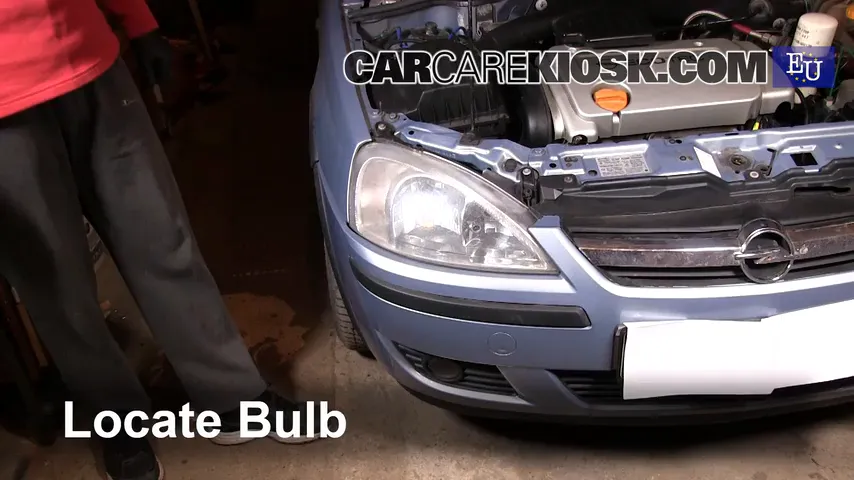2005 Opel Combo C CNG 1.6L 4 Cyl. Lights Fog Light (replace bulb)